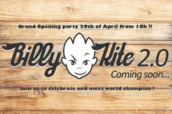 BILLYKITE Déménage - Grande ouverture samedi 29 avril 2017 !!