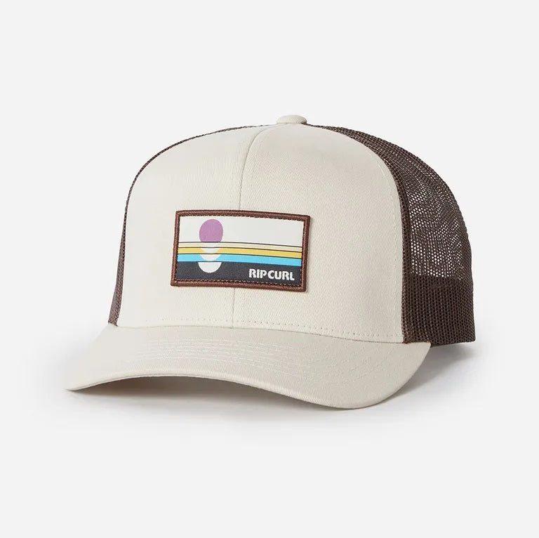 Rip Curl Custom Curve Trucker Cap Vintage/White 005Mhe - Caps