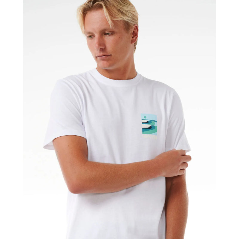 Rip Curl Surf Revival Lined Up Tee - Tees