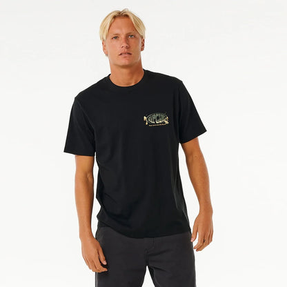 Rip Curl Mason Pipeliner Short Sleeve Tee 0F3Mte - Black - Tees
