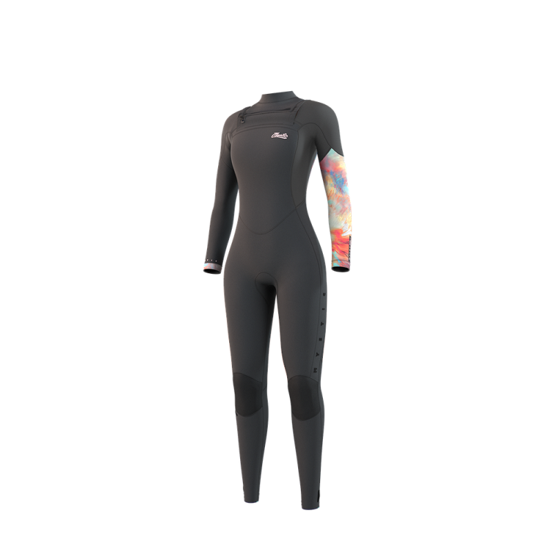 Mystic Jayde Fullsuit 3/2mm Double Fzip Women Dark Grey