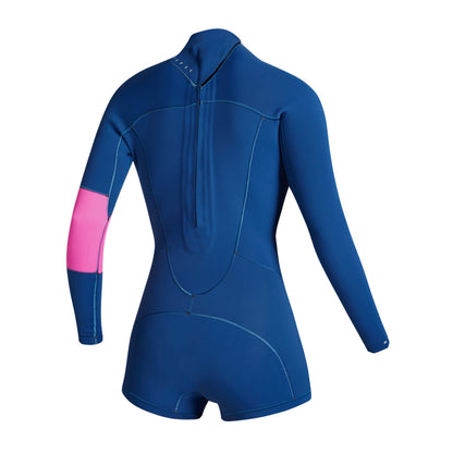 Mystic 23 Lunar Longarm Shorty 2/2mm Bzip Women | 22 - Long Arm / Back-zip