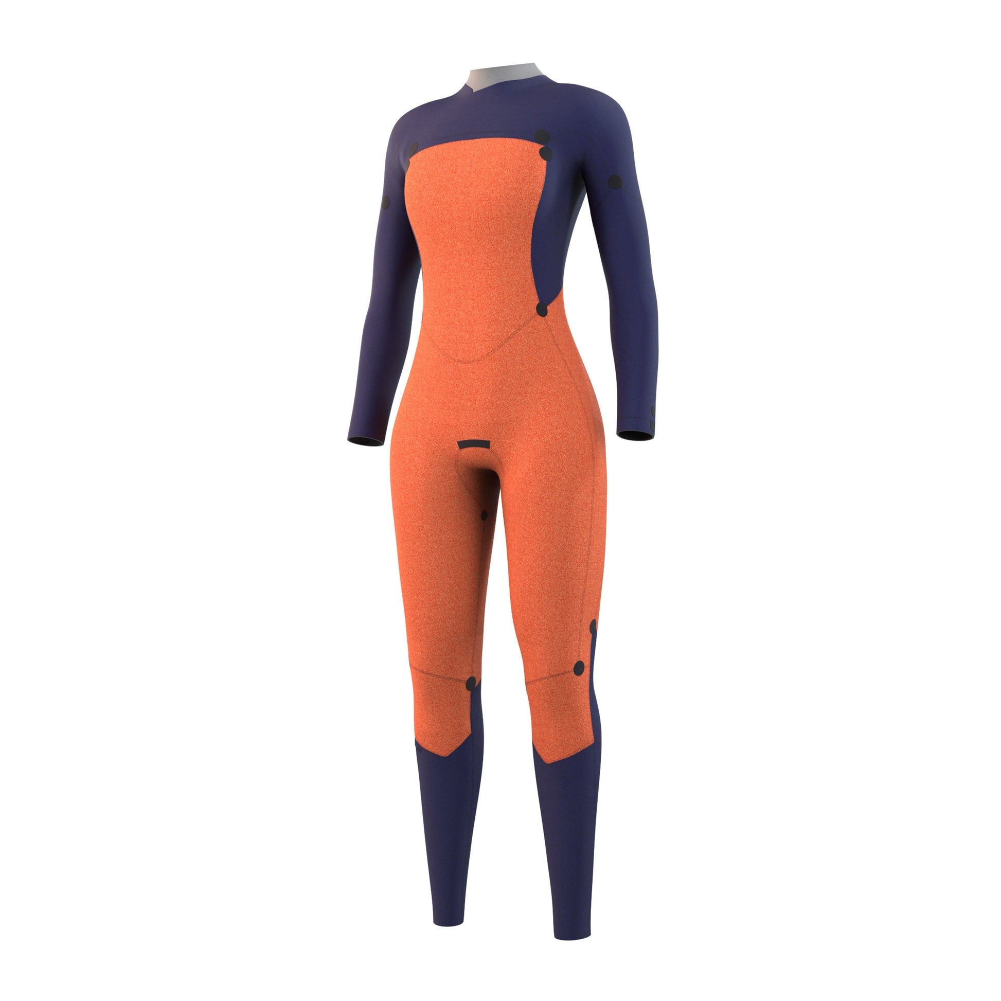 Mystic Dazzled Fullsuit 5/3mm Double Fzip Women - Black - Fullsuit / Double Front-zip