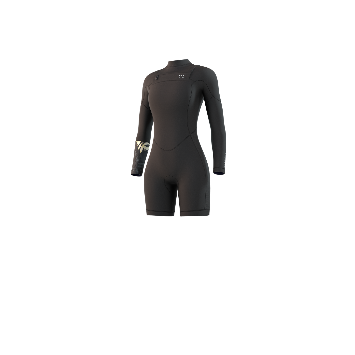 Mystic Dazzled Longarm Shorty 3/2mm Double Fzip Women - Spring Wetsuits