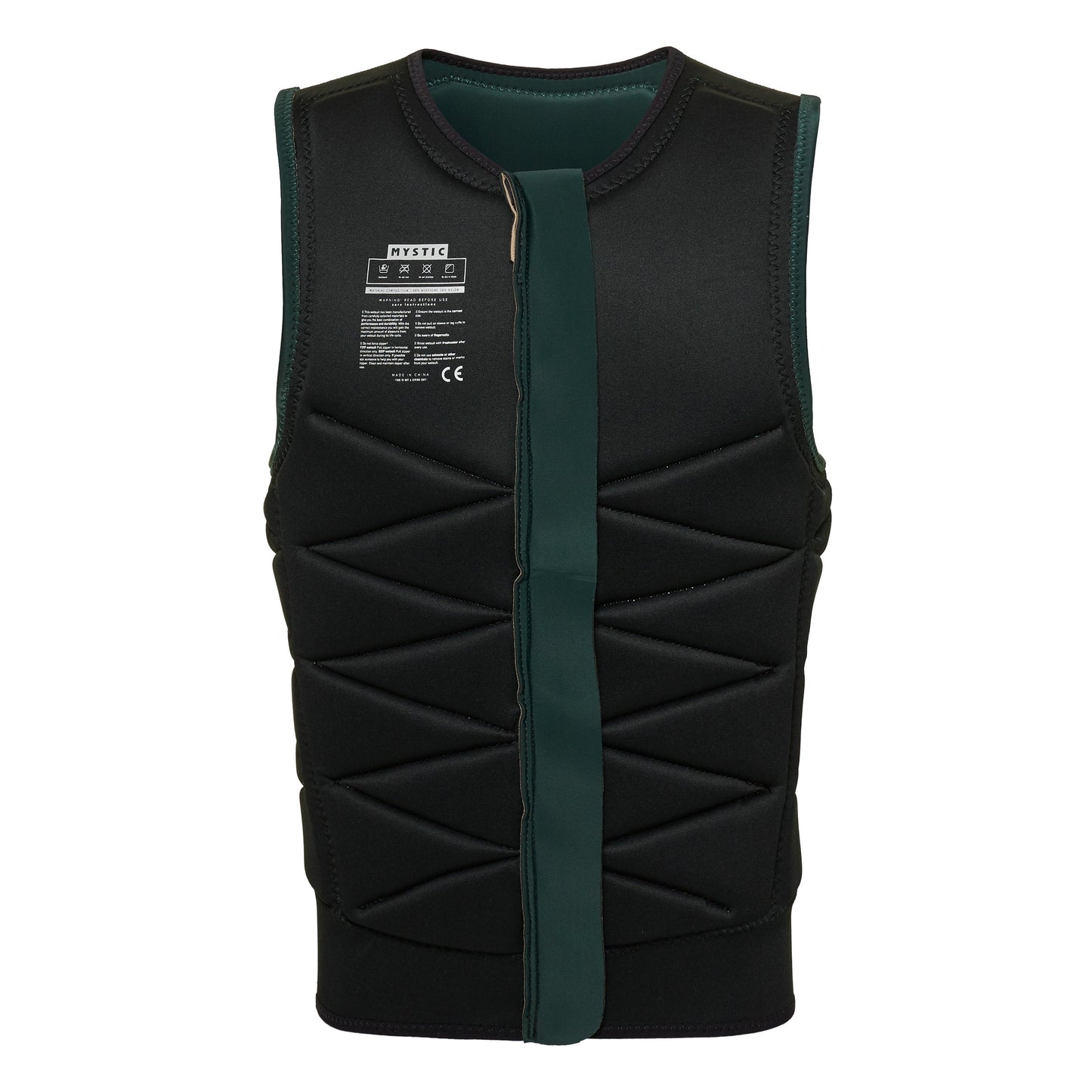 Mystic Outlaw Impact Vest Fzip Wake - Impact Wake Vests