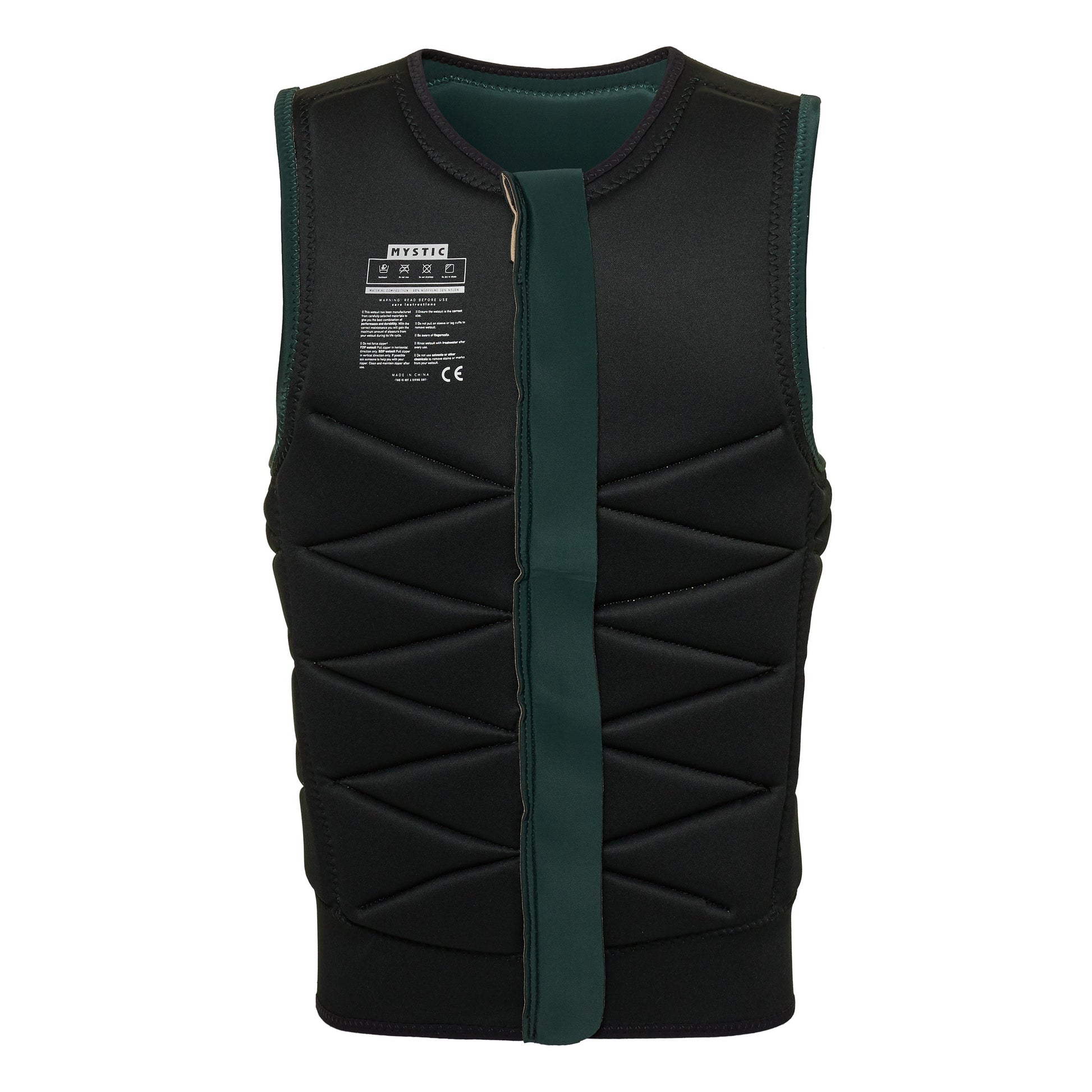 Mystic Outlaw Impact Vest Fzip Wake - Impact Wake Vests