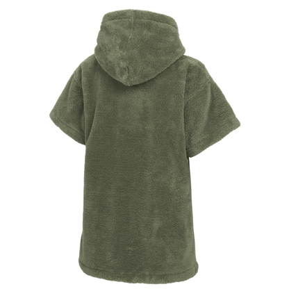Mystic Poncho Teddy Kids Olive Green - Ponchos