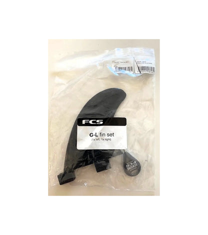 FCS GL Side Fins Natural Glass Flex Sidebite Fins with Fin Key - FCS/Sidebites
