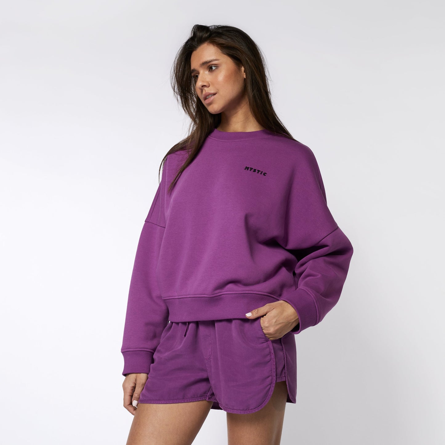 Mystic Dropped Shoulder Crew Sweat Women Summer 24 - Sweats