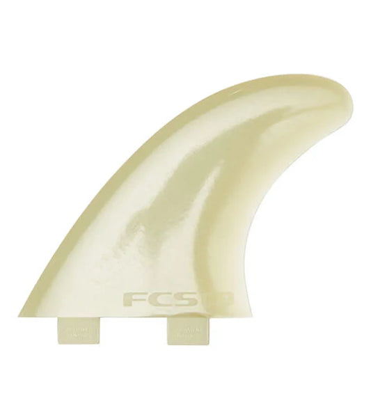 FCS M5 Natural Glass Flex Thruster Fins with Fin Key - FCS/Thruster