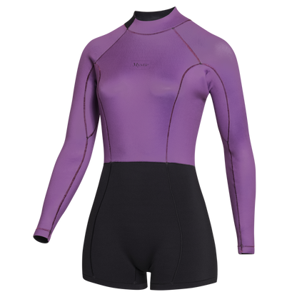 Mystic 24 Lunar Longarm Shorty 2/2mm Bzip Women | 23 - Long Arm / Back-zip