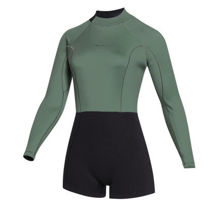 Mystic 24 Lunar Longarm Shorty 2/2mm Bzip Women | 23 - Long Arm / Back-zip