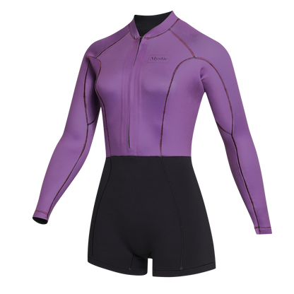 Mystic 24 Lunar Longarm Shorty 2/2mm Fzip Women | 23 - Long Arm / Front-zip