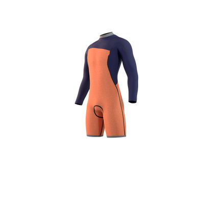 Mystic Marshall Longarm Shorty 3/2mm Fzip - Long Arm / Front-zip