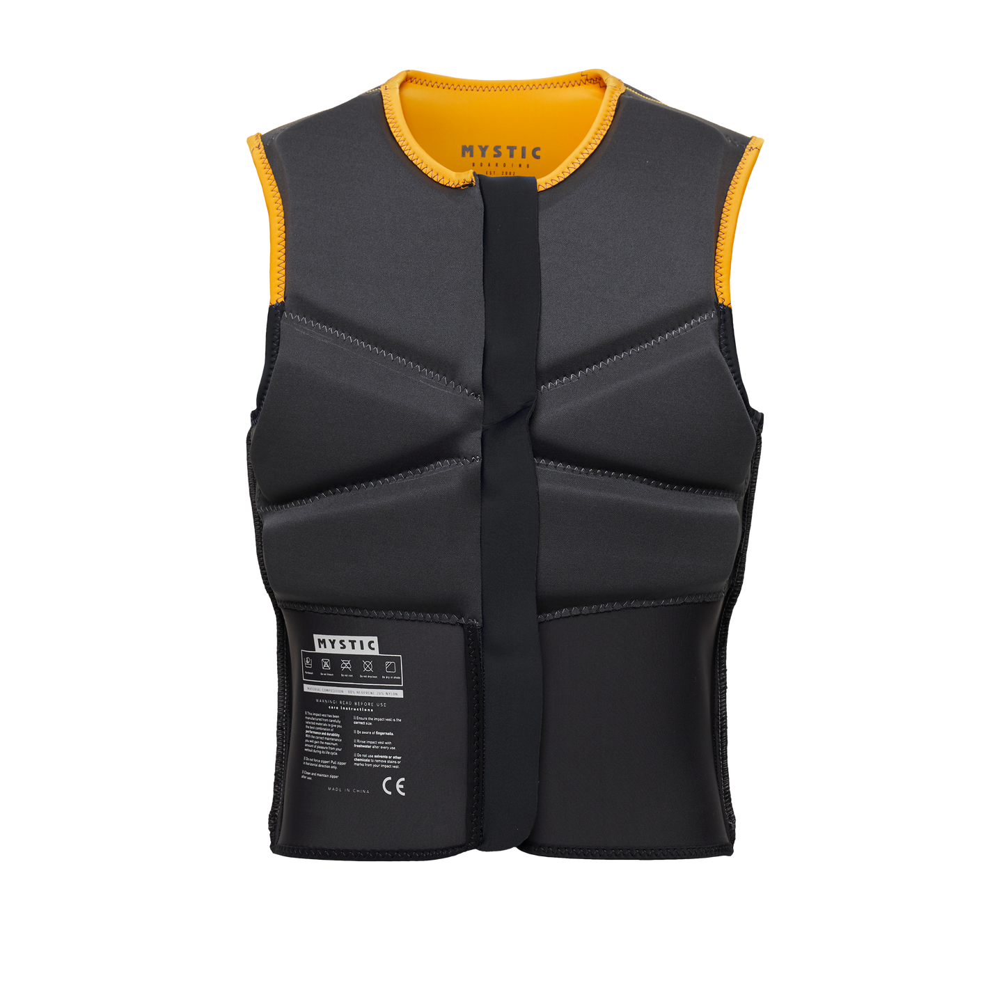 Mystic Block Impact Vest Fzip Retro Orange - Impact Kite Vests