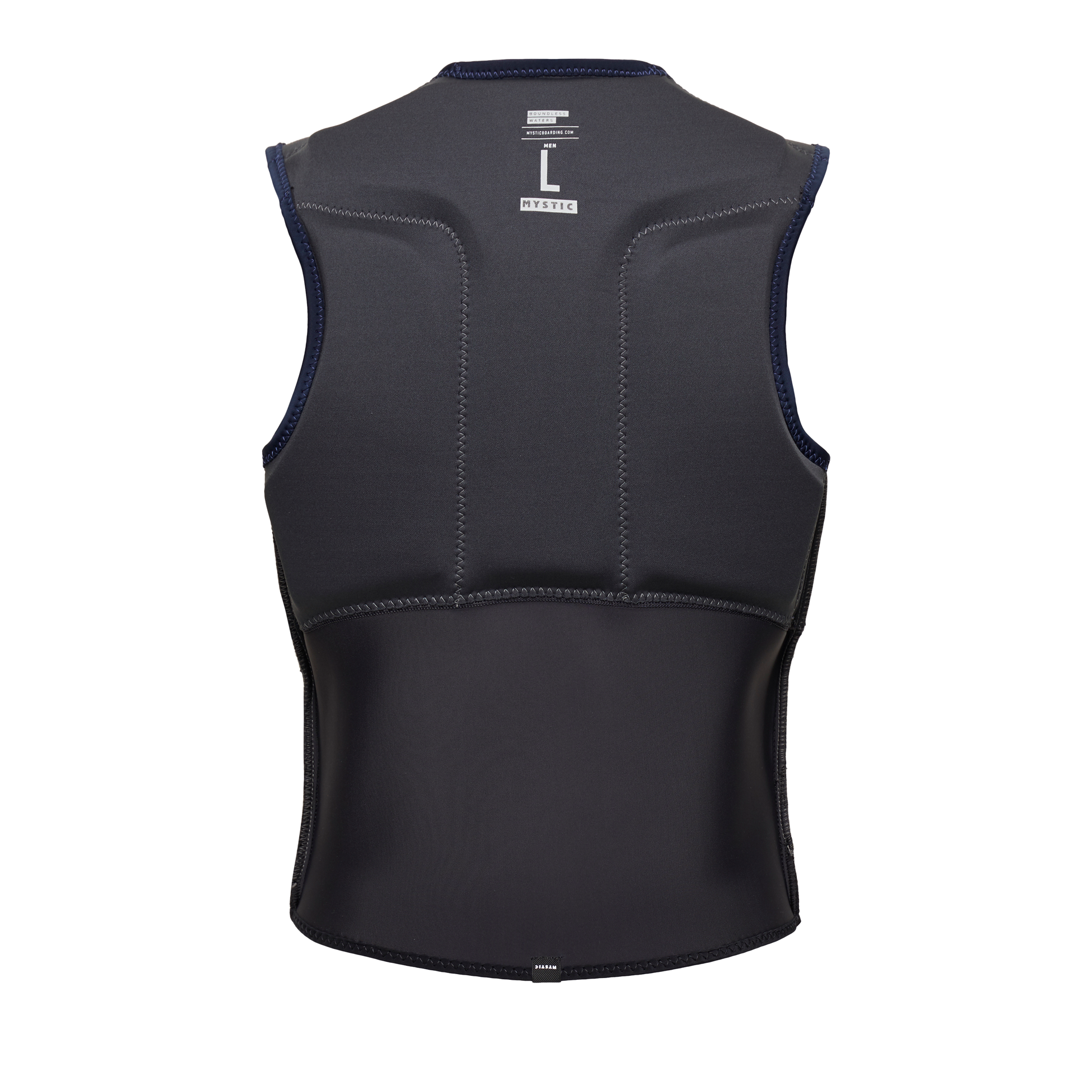 Mystic Block Impact Vest Fzip Navy - Impact Kite Vests