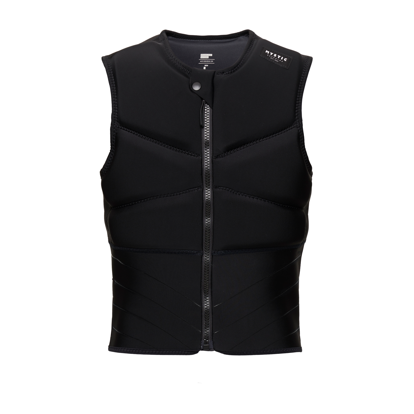 Mystic Block Impact Vest Fzip Black - Impact Kite Vests
