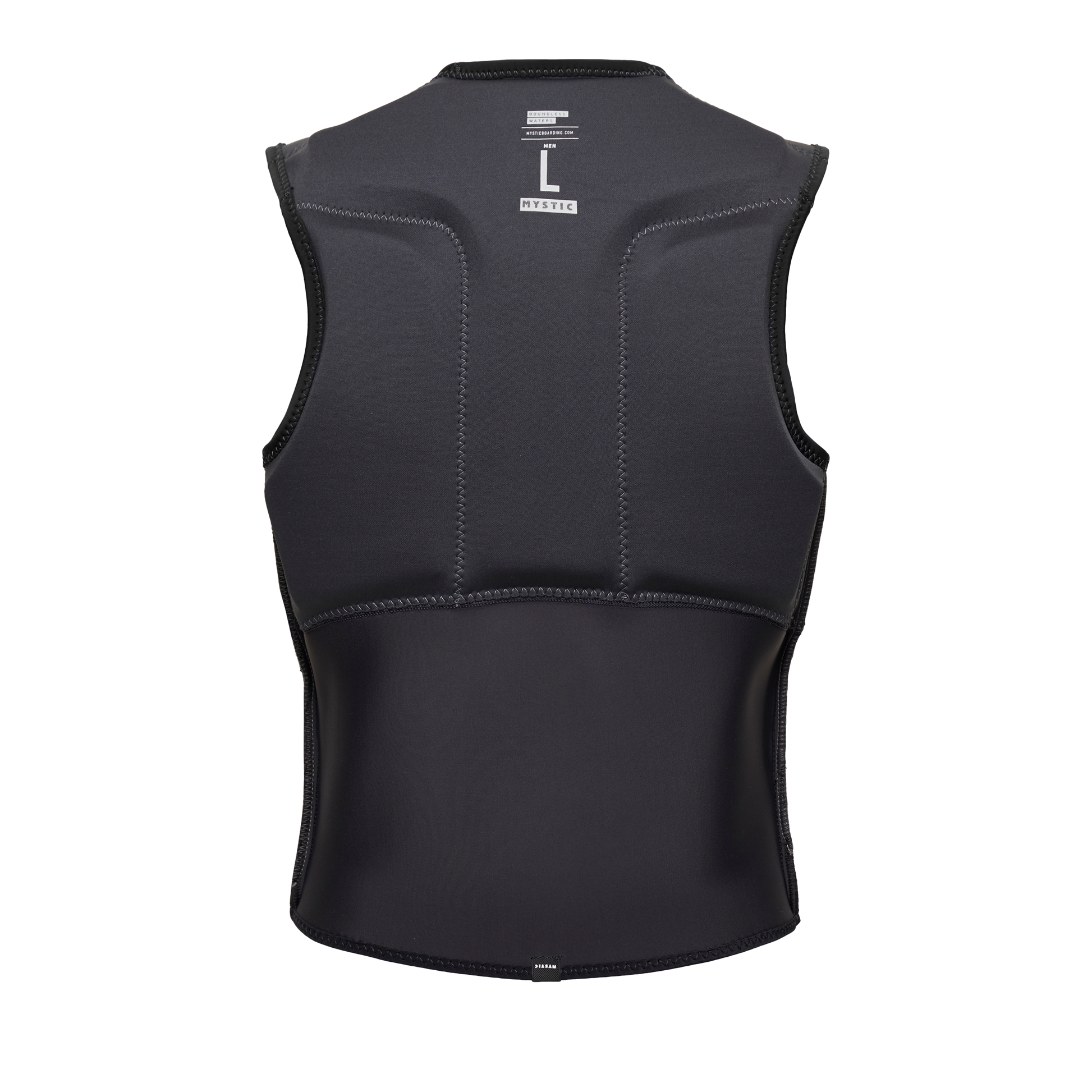 Mystic Block Impact Vest Fzip Black - Impact Kite Vests