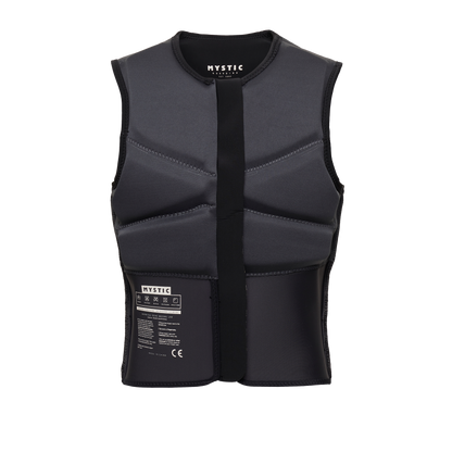 Mystic Block Impact Vest Fzip Black - Impact Kite Vests