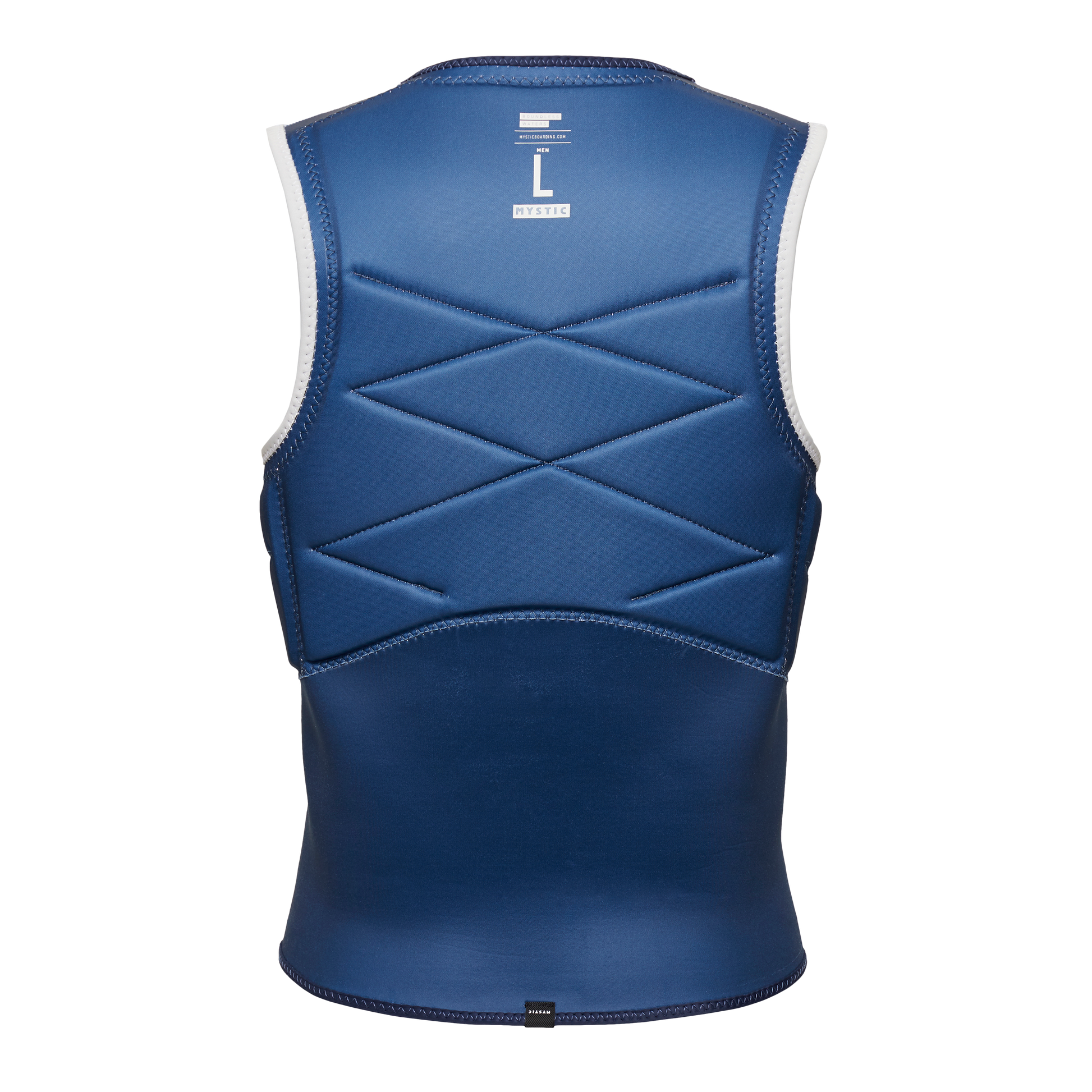 Mystic Outlaw Impact Vest Fzip Off White - Impact Kite Vests