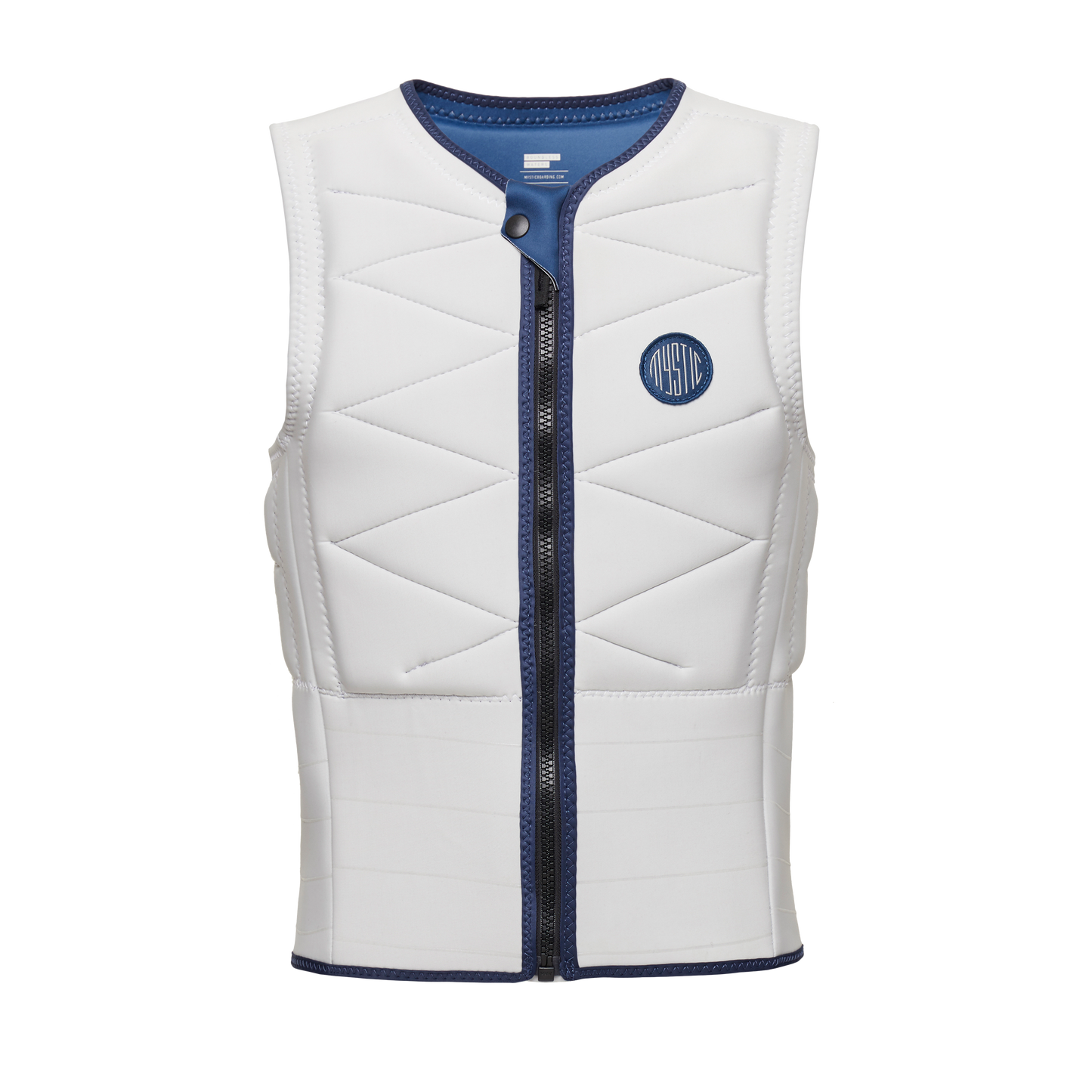 Mystic Outlaw Impact Vest Fzip Off White - Impact Kite Vests