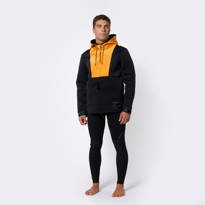 Mystic Fulmar Neoprene Hoodie 3/2mm Retro Orange - Hoodies