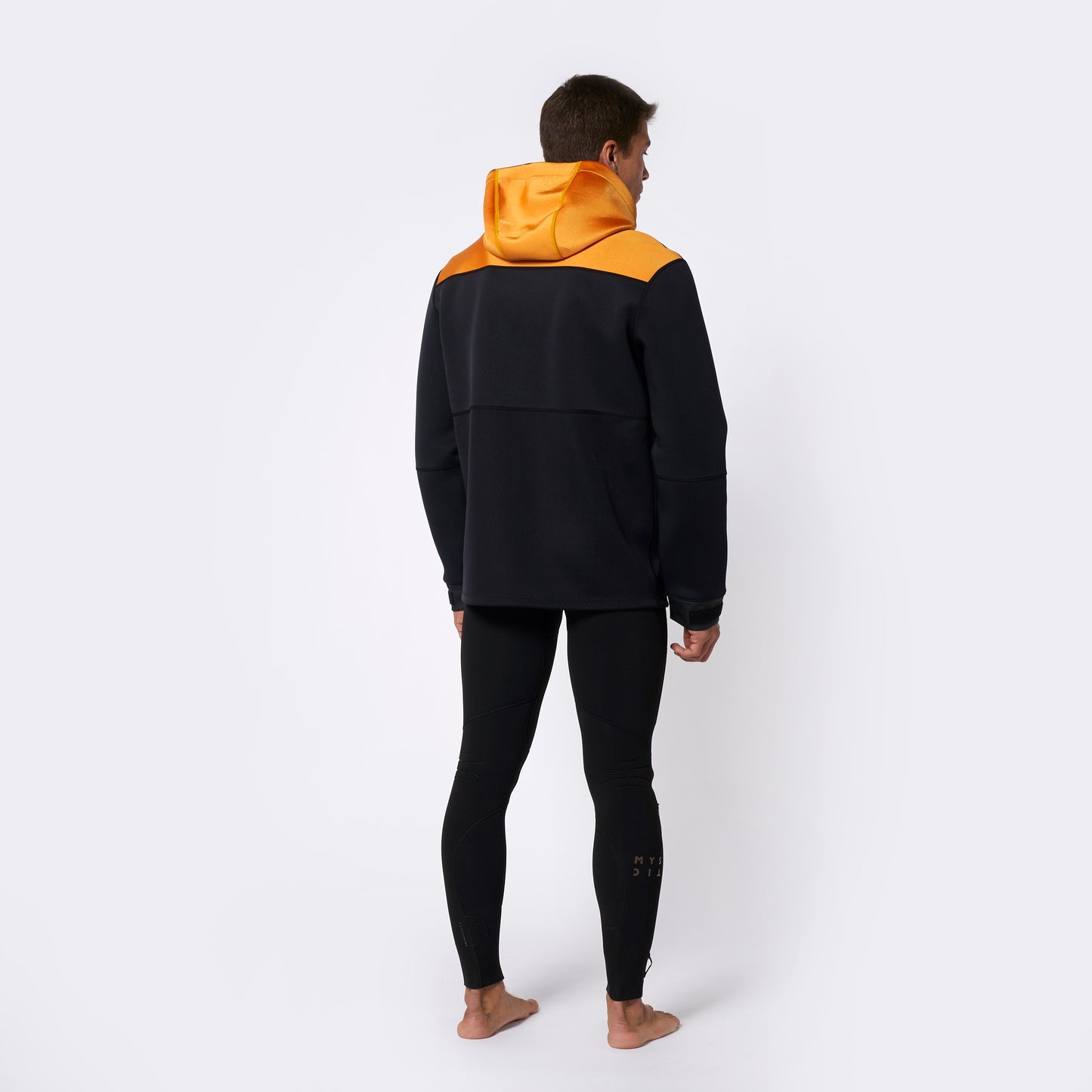 Mystic Fulmar Neoprene Hoodie 3/2mm Retro Orange - Hoodies