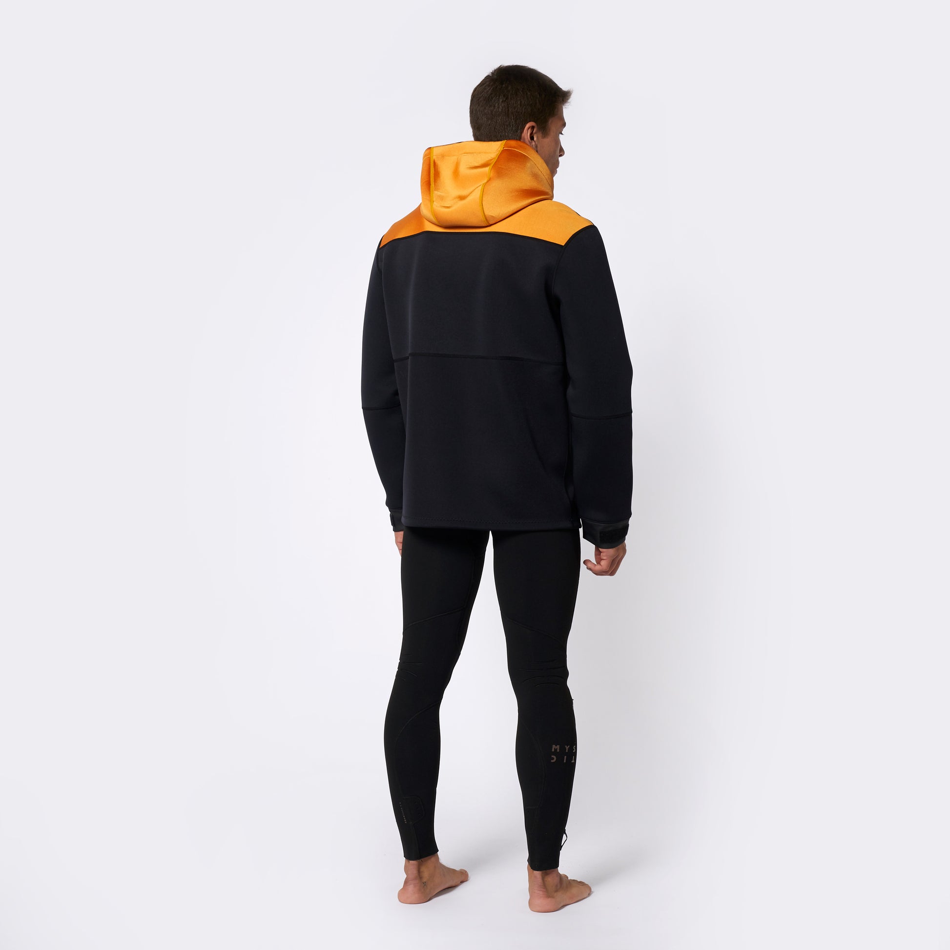 Mystic Fulmar Neoprene Hoodie 3/2mm Retro Orange - Hoodies