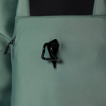 Mystic Fulmar Neoprene Hoodie 3/2mm Dark Olive - Hoodies