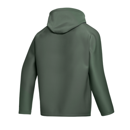 Mystic Haze Neoprene Hoodie 2mm Dark Olive - Hoodies
