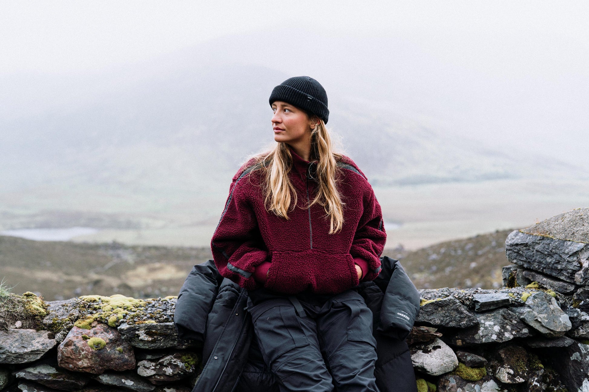 Mystic Teddy Zip Up Sweat Women Winter 24-25 - Sweats