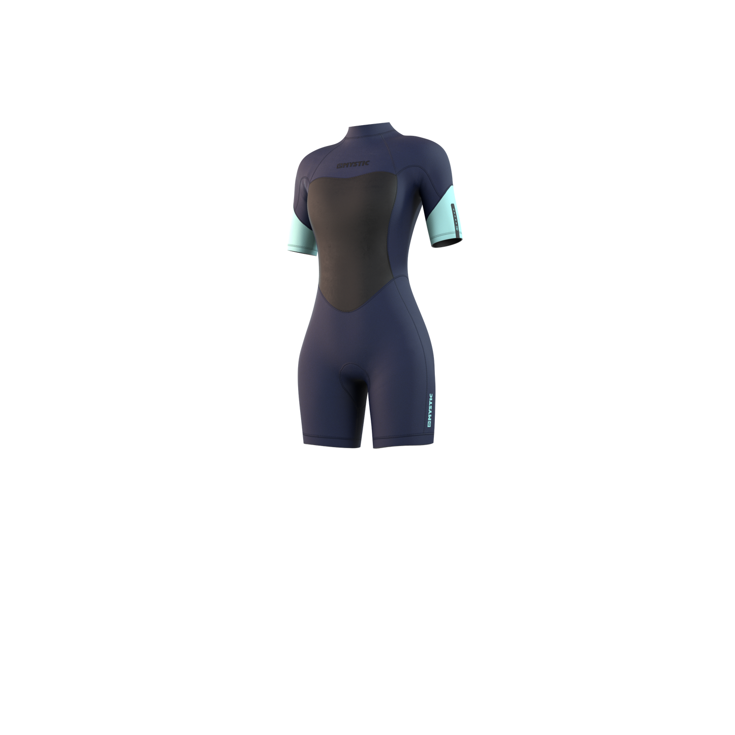Mystic Brand Shorty 3/2mm Bzip Flatlock Women - Short Arm / Back-zip