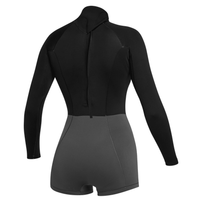 Mystic Lunar Longarm Shorty 2/2mm Bzip Women | 24 - Long Arm / Back-zip