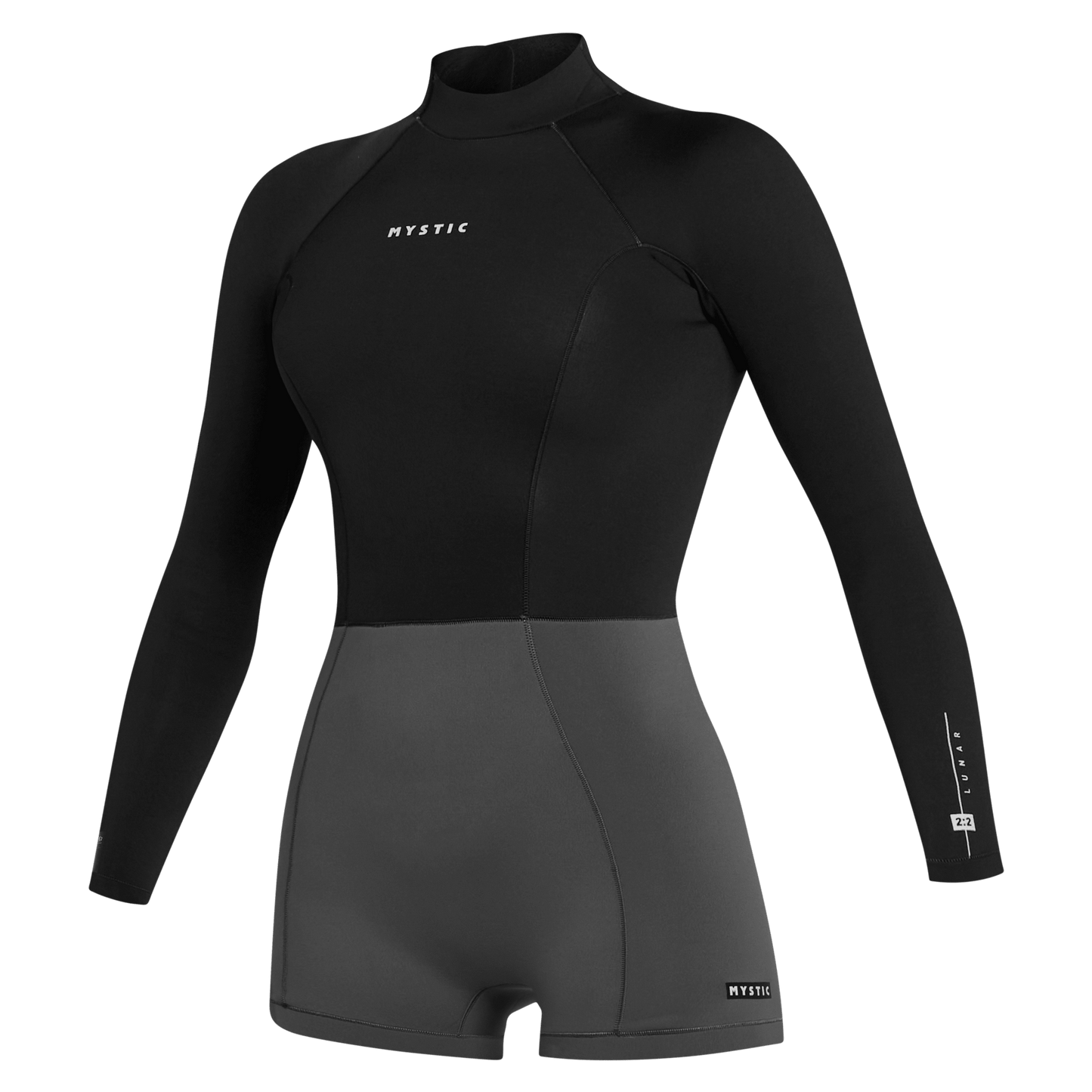 Mystic Lunar Longarm Shorty 2/2mm Bzip Women | 24 - Long Arm / Back-zip