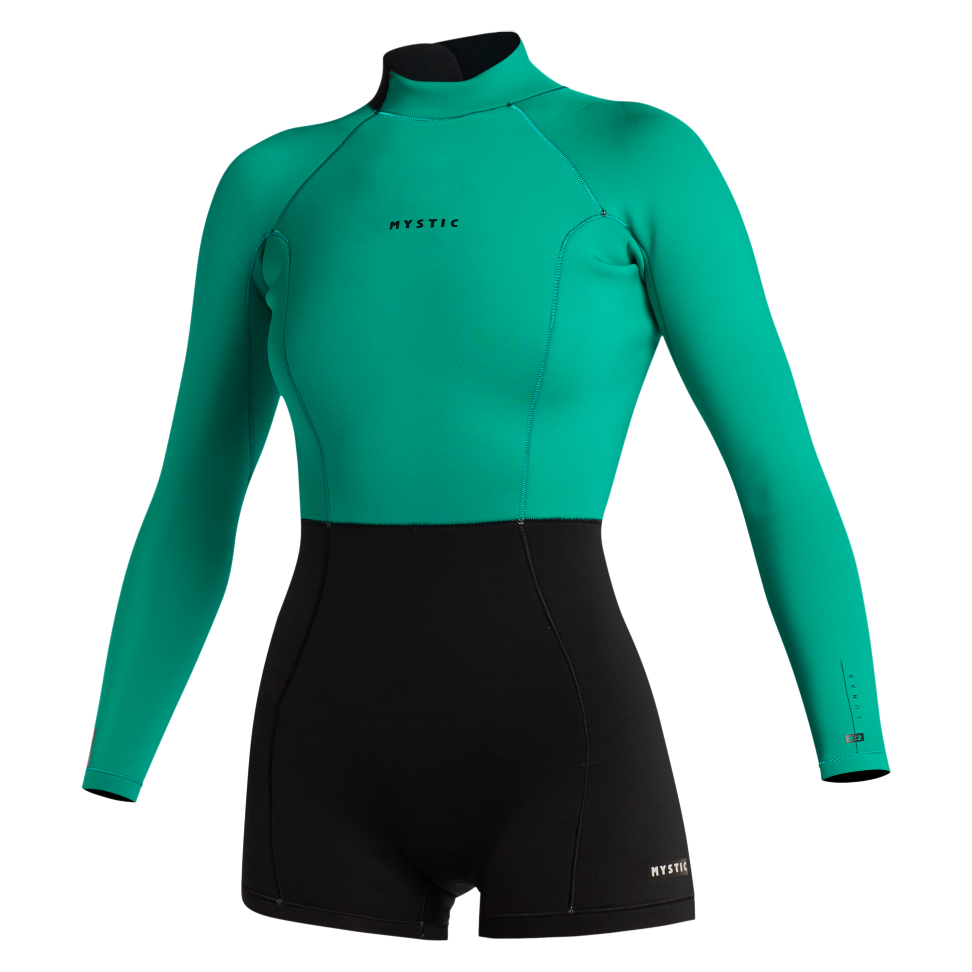 Mystic Lunar Longarm Shorty 2/2mm Bzip Women | 24 - Long Arm / Back-zip