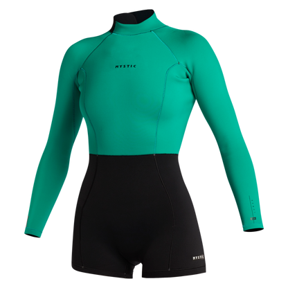 Mystic Lunar Longarm Shorty 2/2mm Bzip Women | 24 - Long Arm / Back-zip