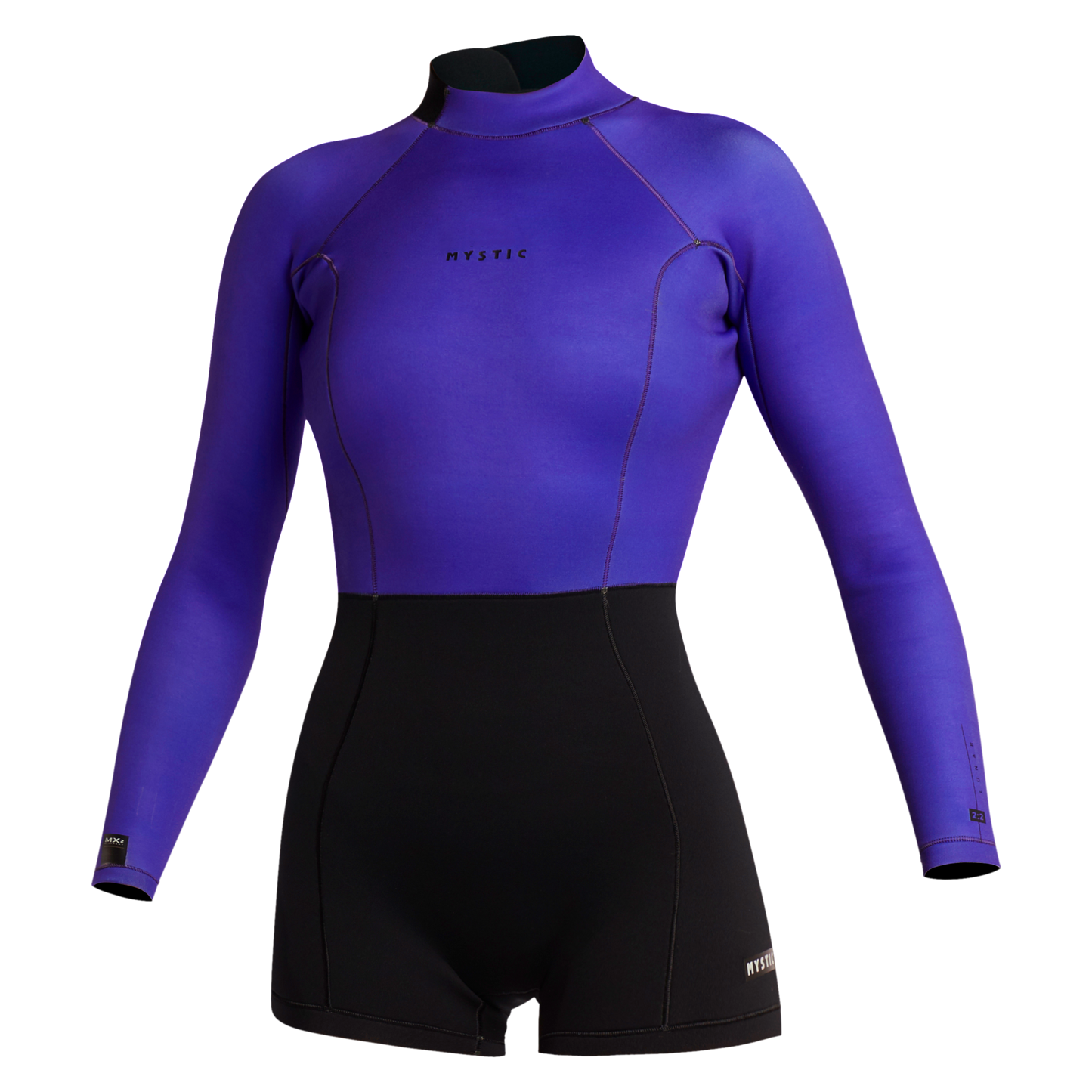 Mystic Lunar Longarm Shorty 2/2mm Bzip Women | 24 - Long Arm / Back-zip