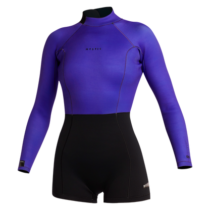 Mystic Lunar Longarm Shorty 2/2mm Bzip Women | 24 - Long Arm / Back-zip