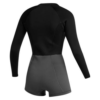 Mystic Lunar Longarm Shorty 2/2mm Fzip Women | 24 - Long Arm / Front-zip