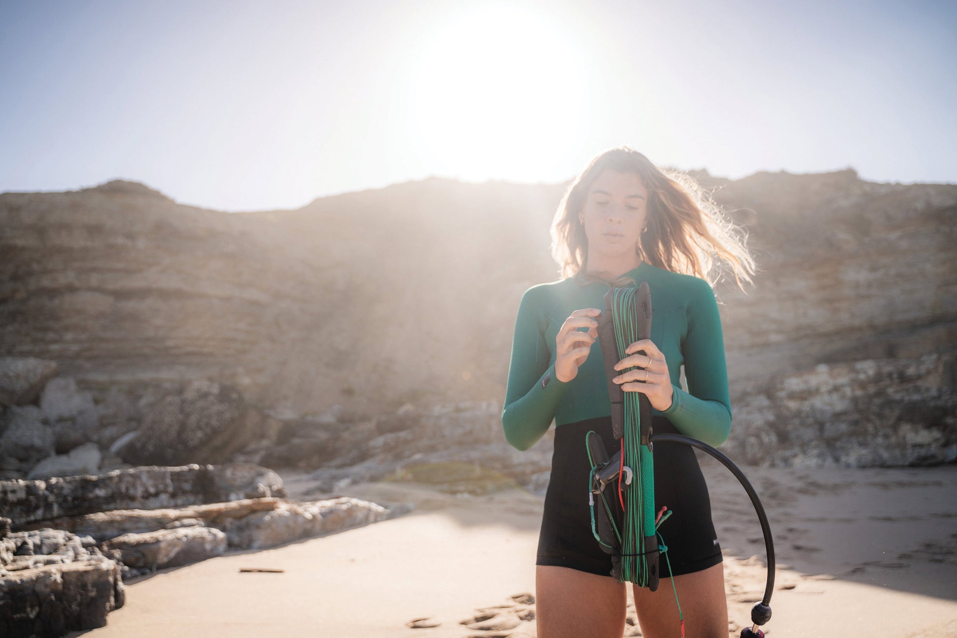 Mystic Lunar Longarm Shorty 2/2mm Fzip Women | 24 - Long Arm / Front-zip