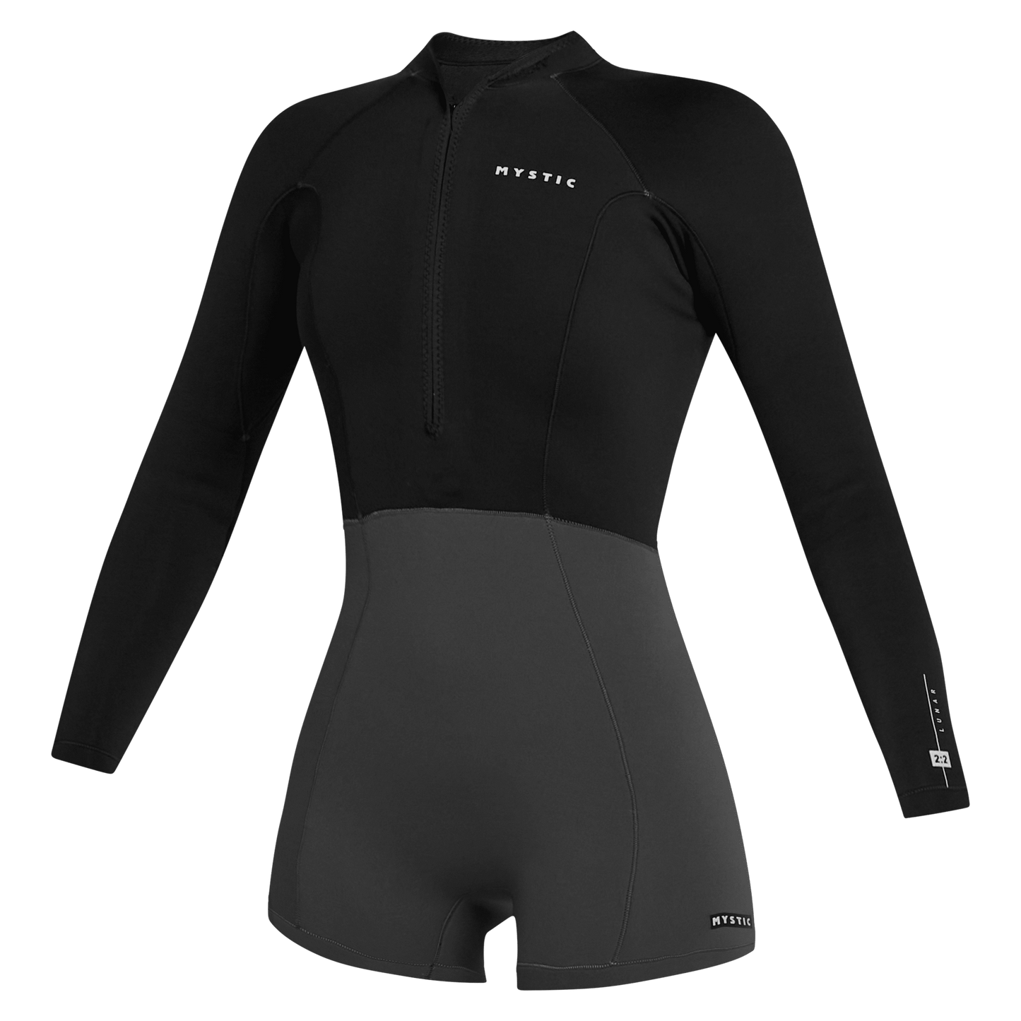 Mystic Lunar Longarm Shorty 2/2mm Fzip Women | 24 - Long Arm / Front-zip