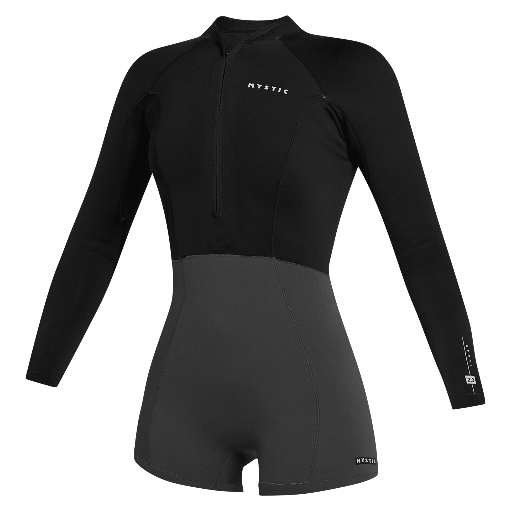 Mystic Lunar Longarm Shorty 2/2mm Fzip Women | 24 - Long Arm / Front-zip