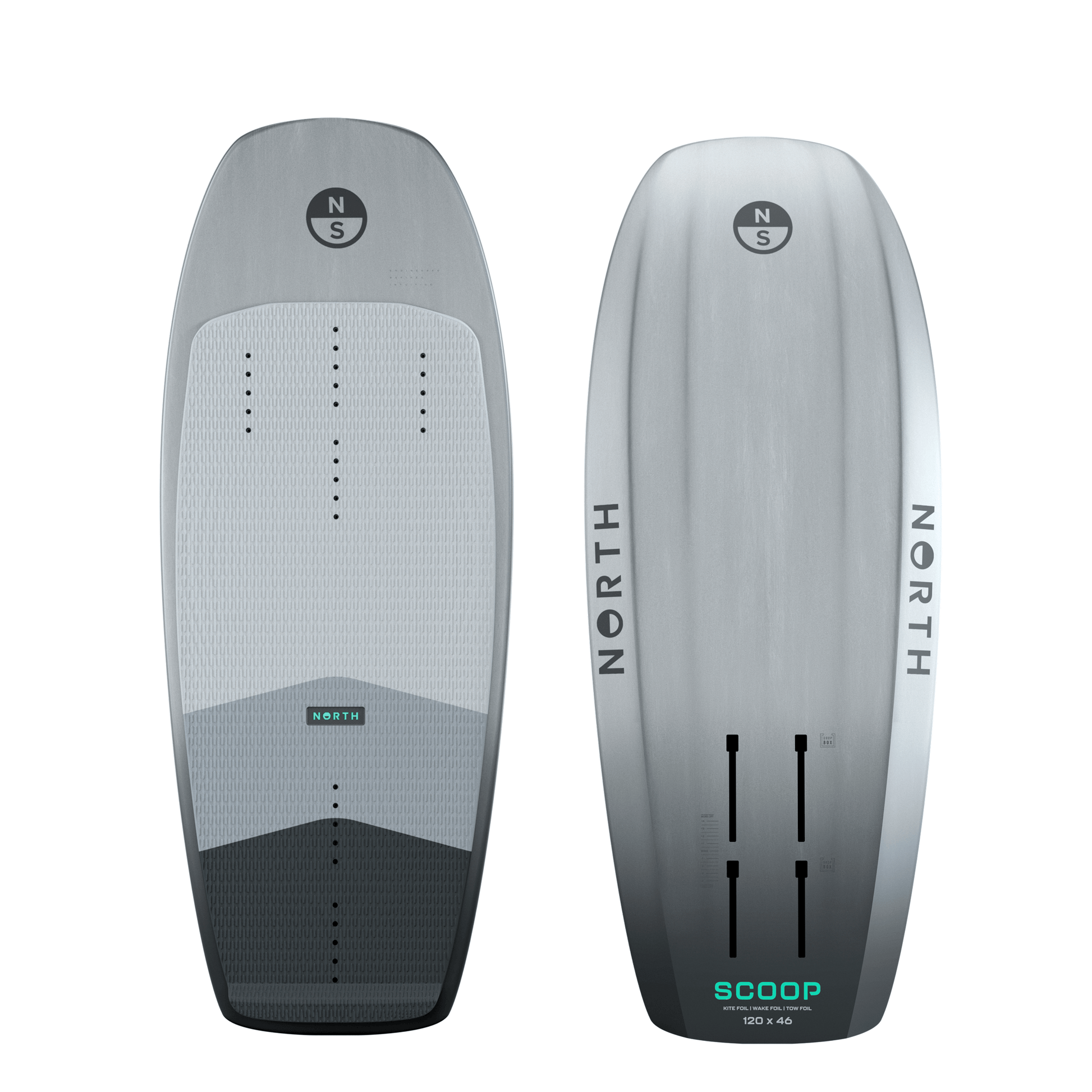 North SCOOP Kite Foilboard Titanium - Kite/Pump Foilboards