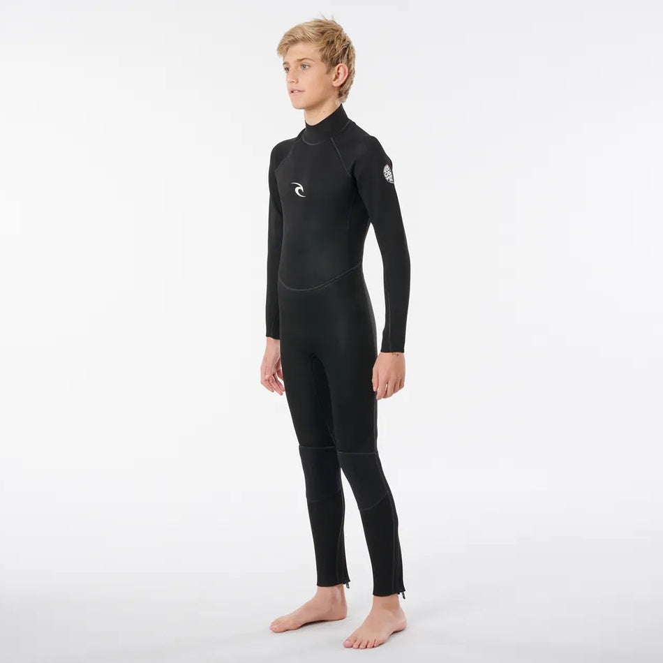 Rip Curl Junior Freelite 3/2 Back Zip Wetsuit Black - 120Bfs - Fullsuit / Zip-free