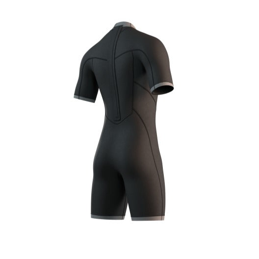 Mystic 25 Brand Shorty 3/2mm Bzip Flatlock | 24 - Short Arm / Back-zip