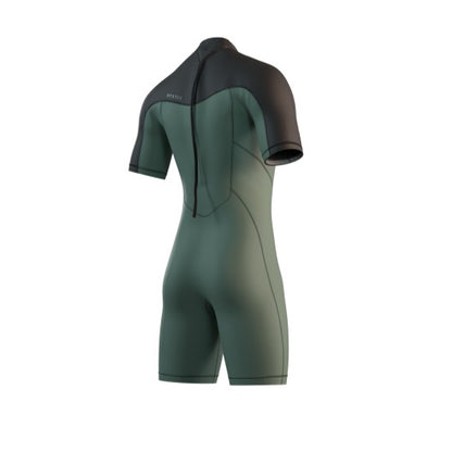 Mystic 25 Brand Shorty 3/2mm Bzip Flatlock | 24 - Short Arm / Back-zip