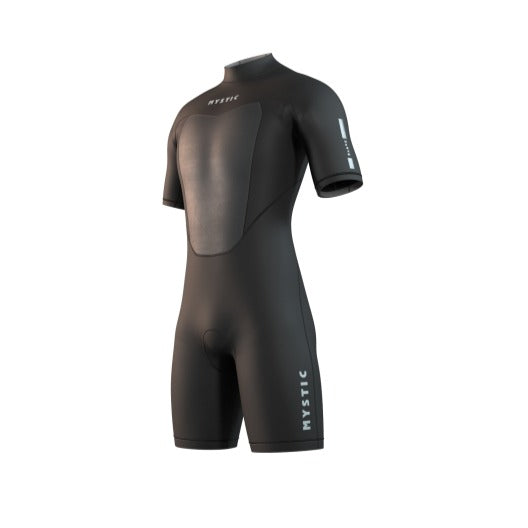 Mystic 25 Brand Shorty 3/2mm Bzip Flatlock | 24 - Short Arm / Back-zip