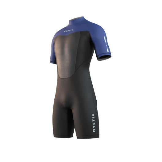Mystic 25 Brand Shorty 3/2mm Bzip Flatlock | 24 - Short Arm / Back-zip