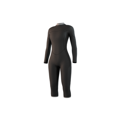 Mystic 25 Brand Longarm Shortleg 3/2mm Bzip Flatlock Women | 24 - Long Arm / Back-zip