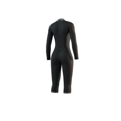 Mystic 25 Brand Longarm Shortleg 3/2mm Bzip Flatlock Women | 24 - Long Arm / Back-zip